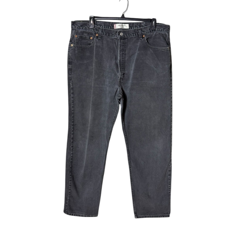 Vtg Levis‎ 550 Mens Jeans Size 42 2000s Relaxed Fit Charcoal Grey Y2K Grunge